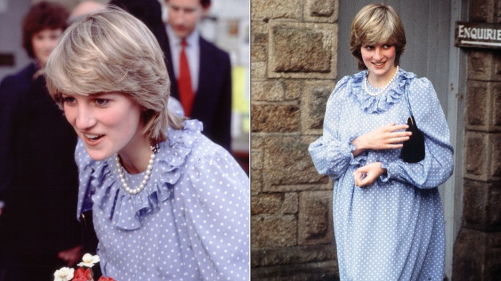 Princess Diana in the Isles of Sicily in 1982