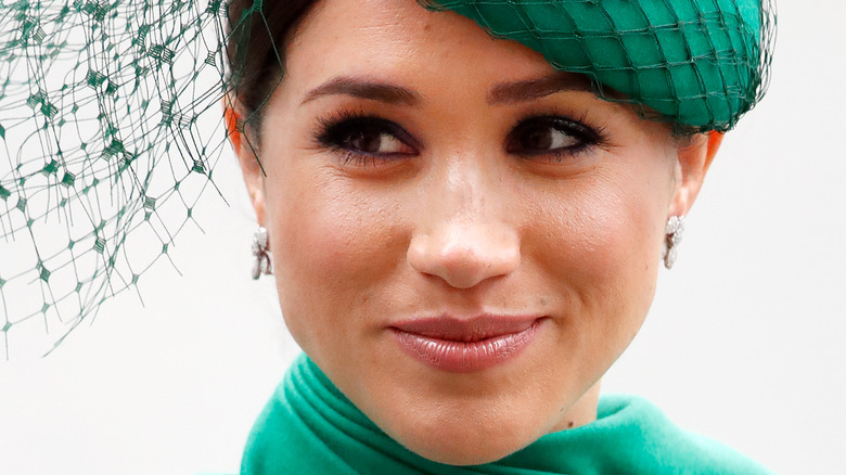 Meghan Markle green hat