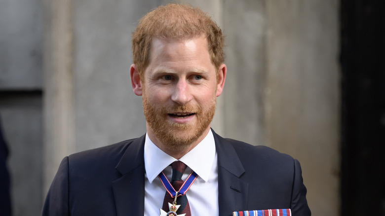 Prince Harry smiling