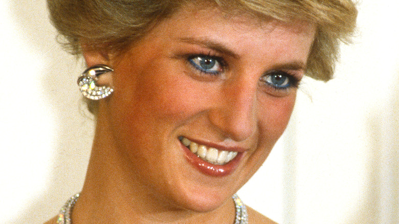 Princess Diana smiling