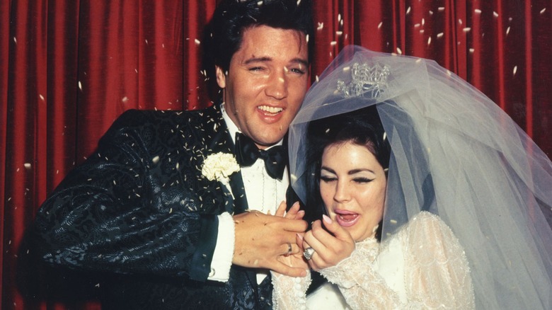 Elvis and Priscilla Presley wedding