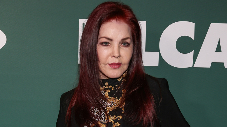 Priscilla Presley on the red carpet