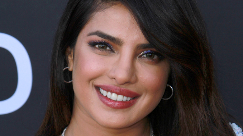 Priyanka Chopra smiling on red carpet