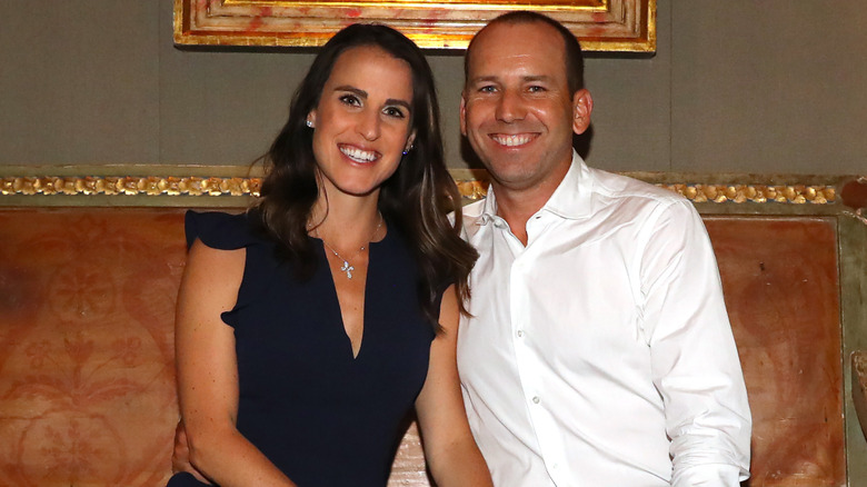 Sergio and Angela Garcia smile