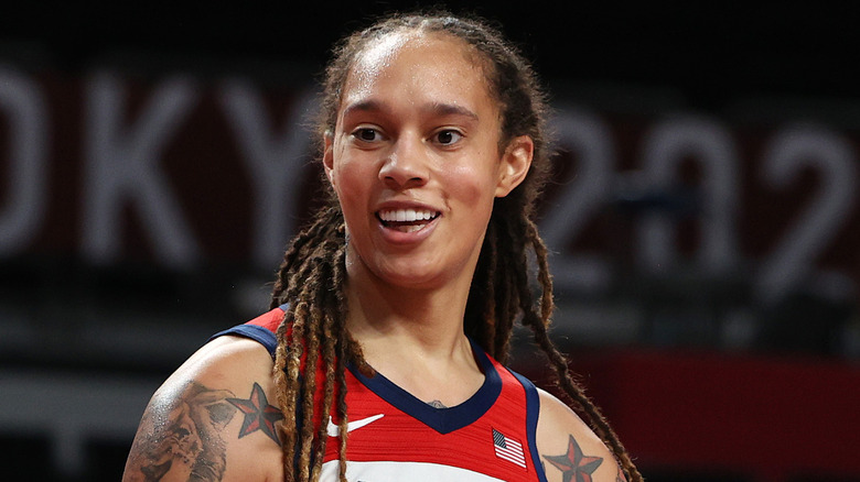 Brittney Griner smiling