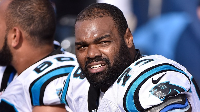 Michael Oher in uniform