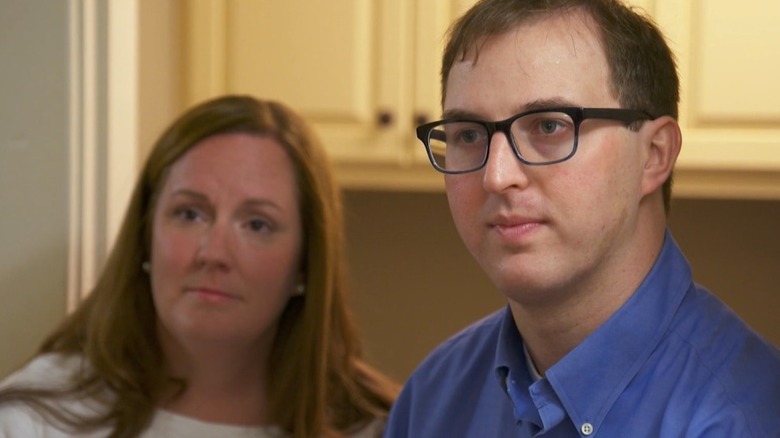 Carolyn and Brad in Mad About Plaid episode of Property Brothers