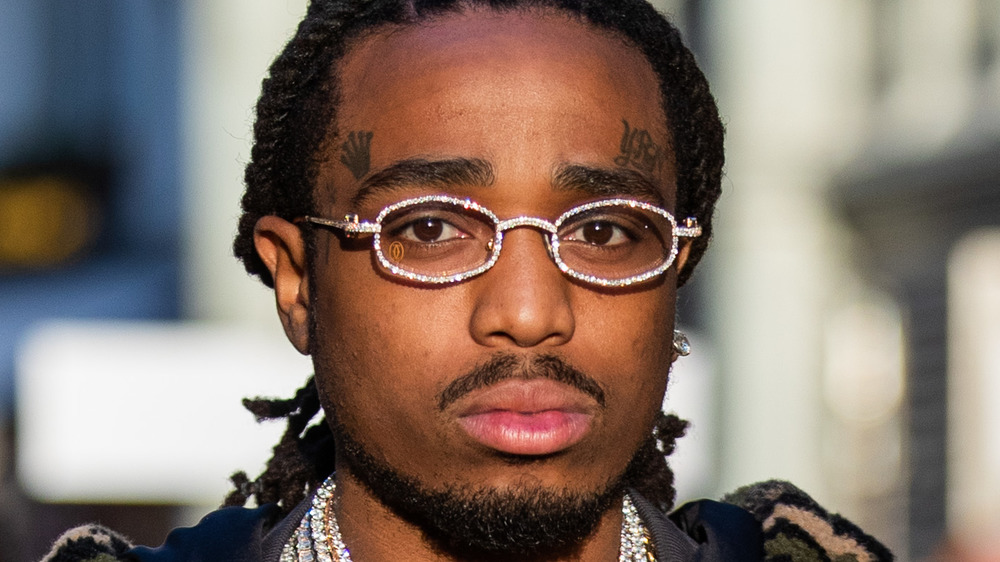 Quavo looking serious