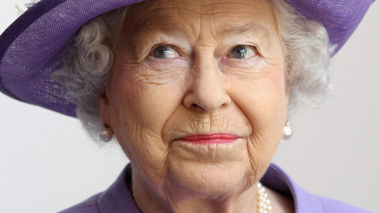 Queen Elizabeth smiling