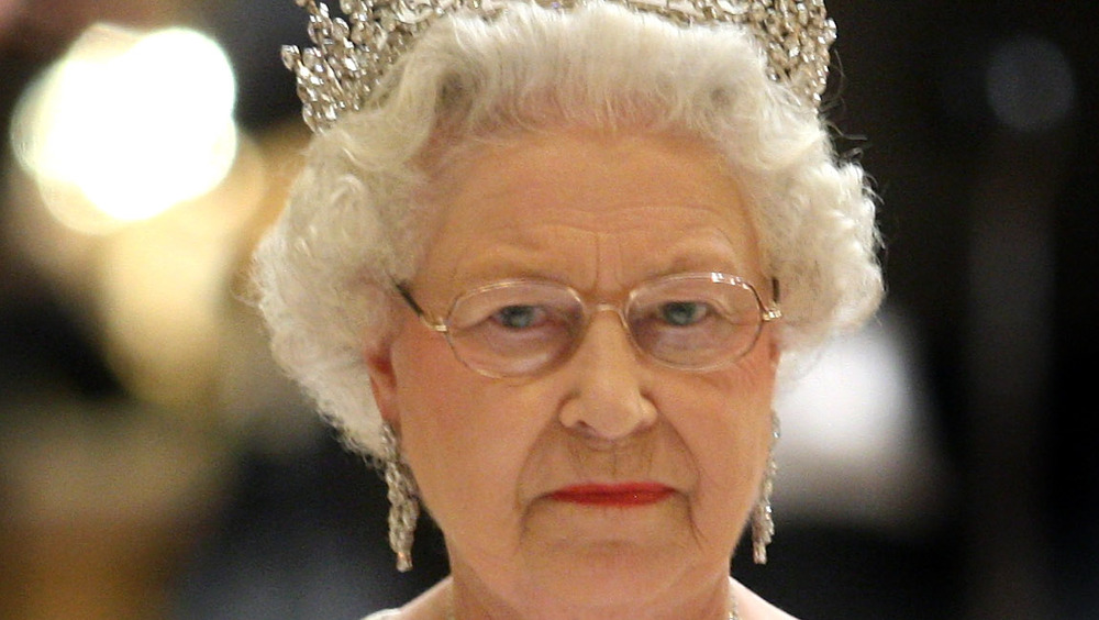 Queen Elizabeth serious