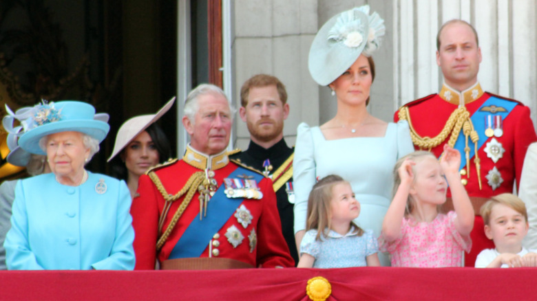 The royal family on the Buckingham Palace balcony