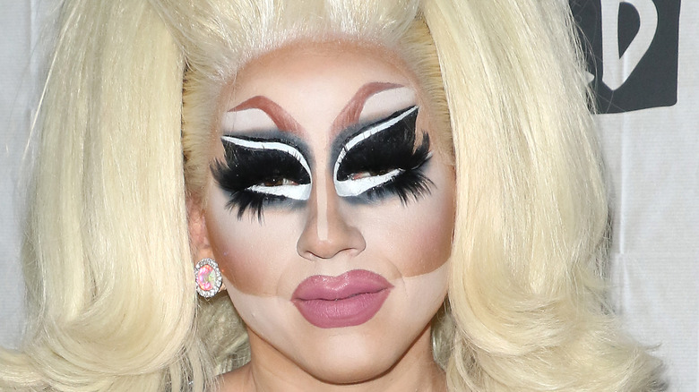 Trixie Mattel smiles at an event