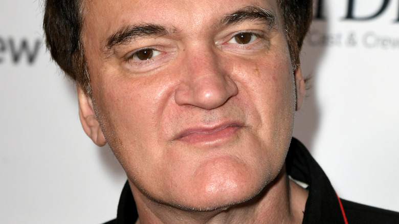 Quentin Tarantino smiling