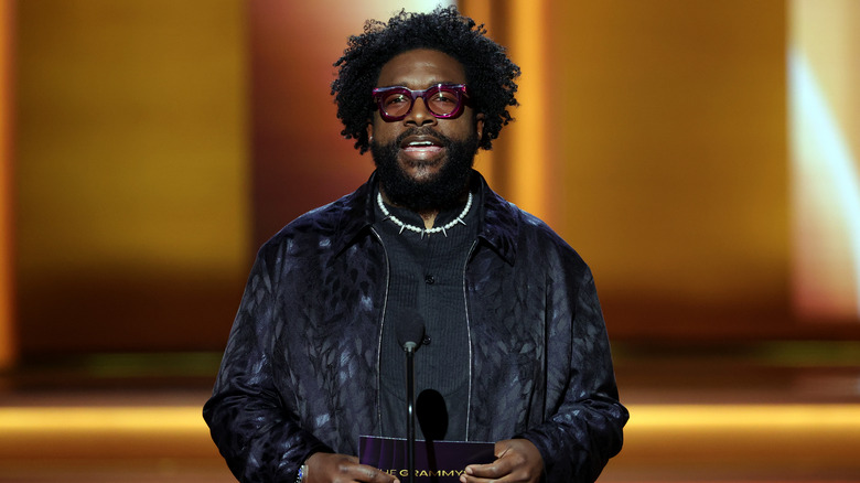 Questlove speaks onstage during the 64th Annual GRAMMY Awards
