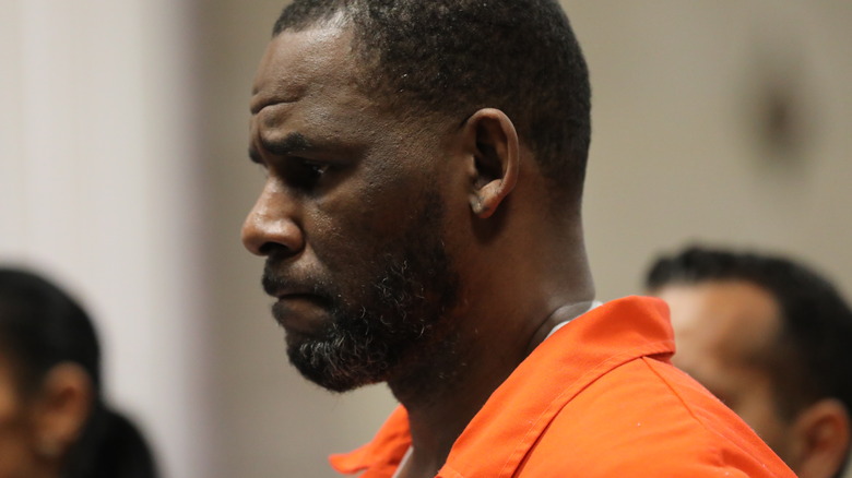 R. Kelly at the first day of his 2021 trial