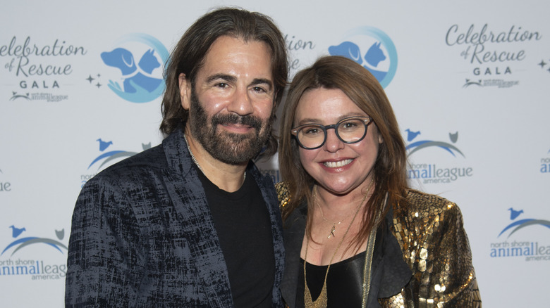 John M. Cusimano and Rachael Ray smiling