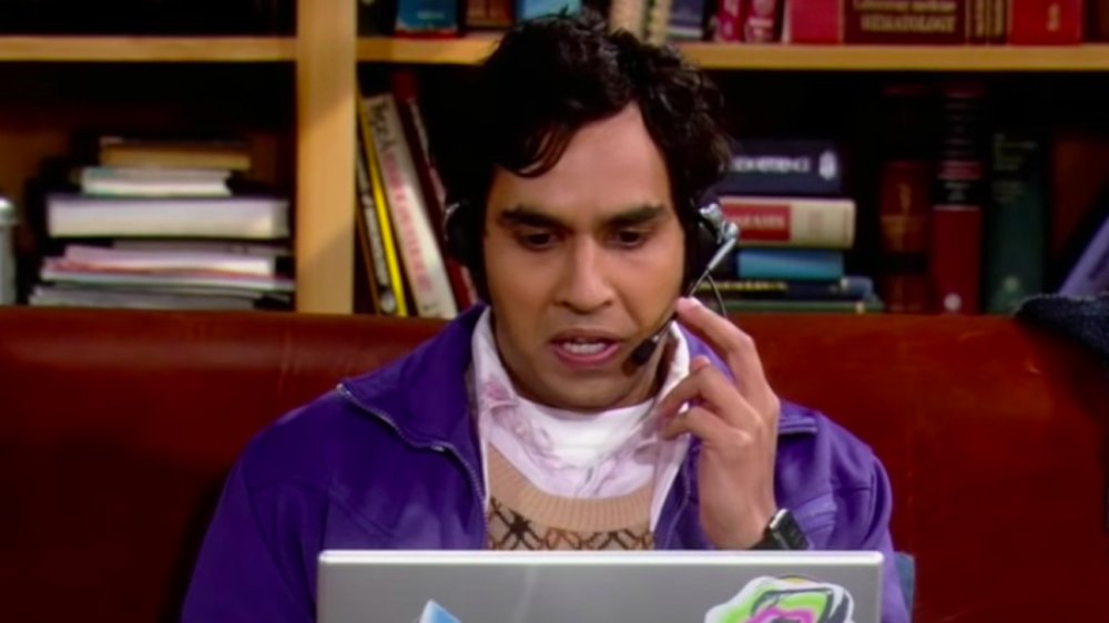 Raj on Big Bang Theory