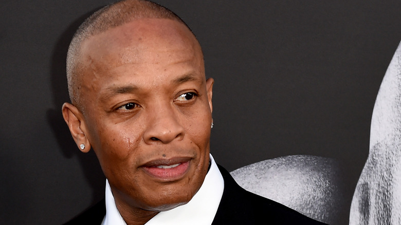 Dr. Dre looking away