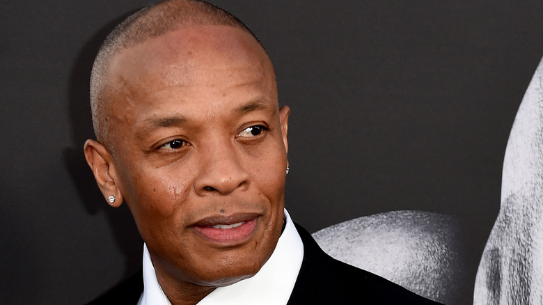 Dr. Dre looking away