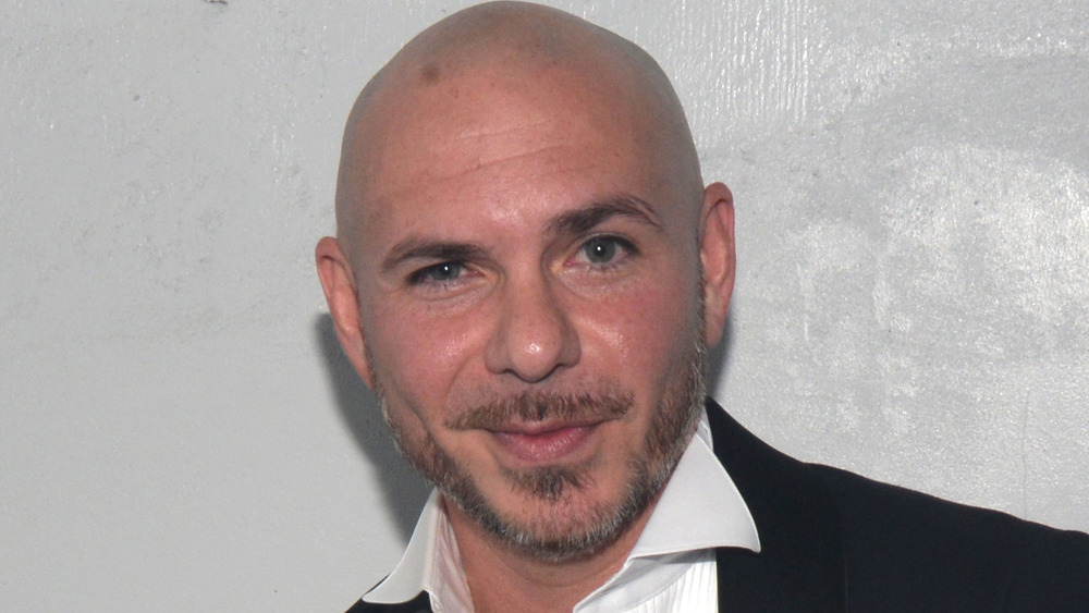 Pitbull grinning