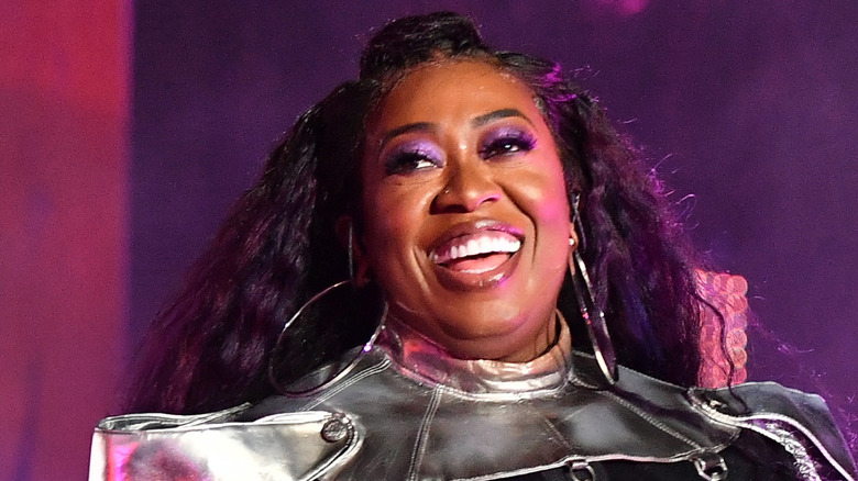 Missy Elliott smiling