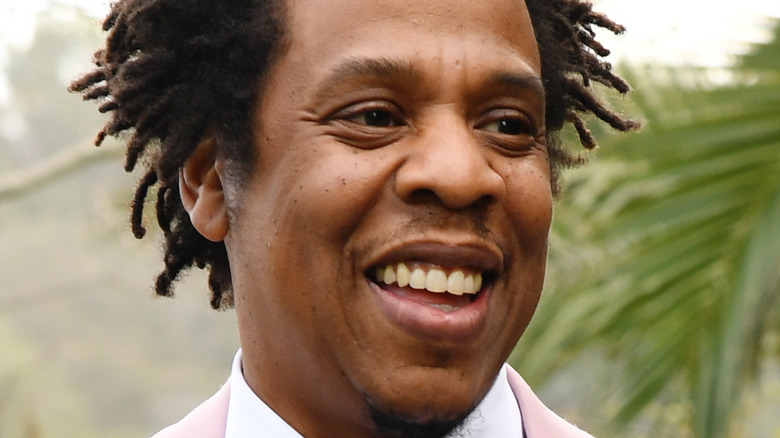 Jay Z smiling