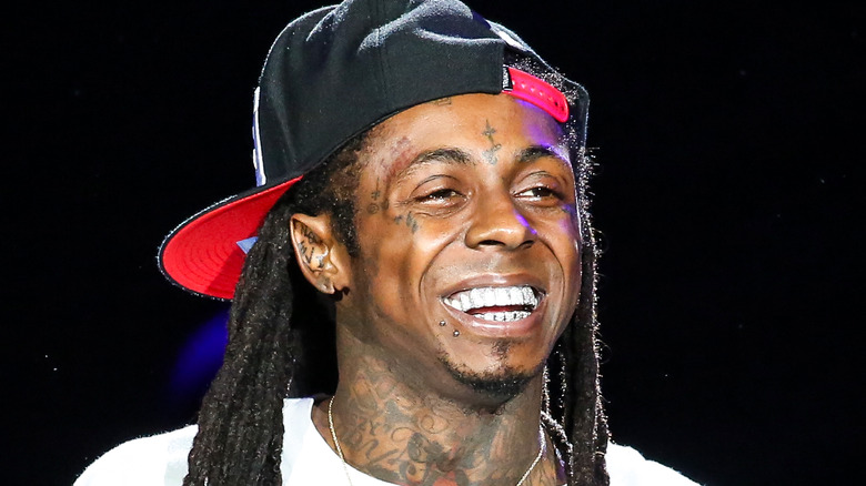 Lil Wayne smiling