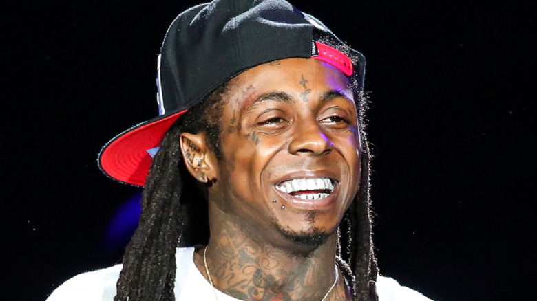 Lil Wayne smiling