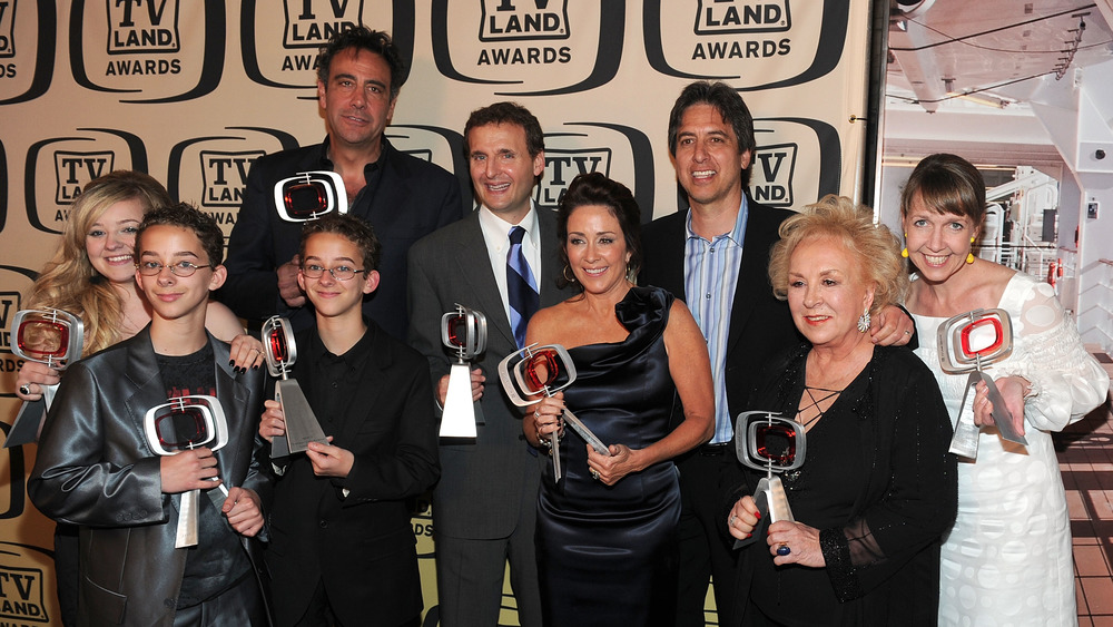 Madylin Sweeten on the red carpet with the Everybody Loves Raymond cast 
