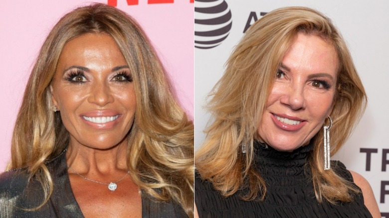 Dolores Catania smiling, Ramona Singer posing