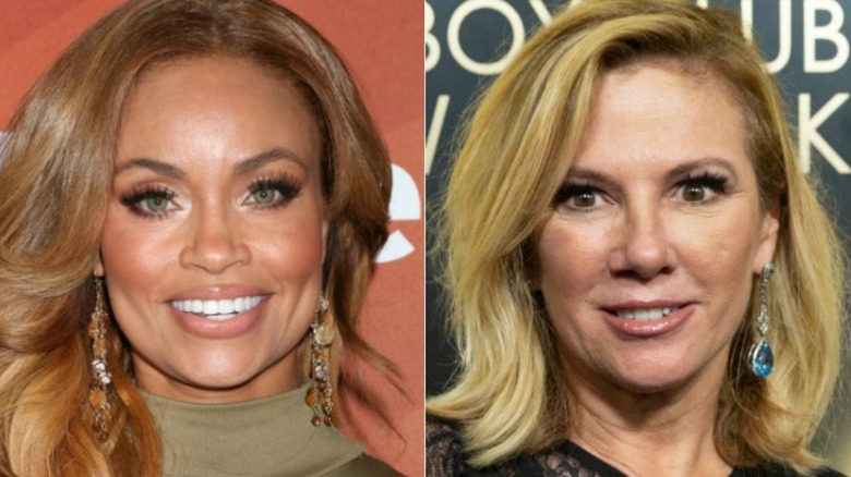 Gizelle Bryant smiling, Ramona Singer smiling
