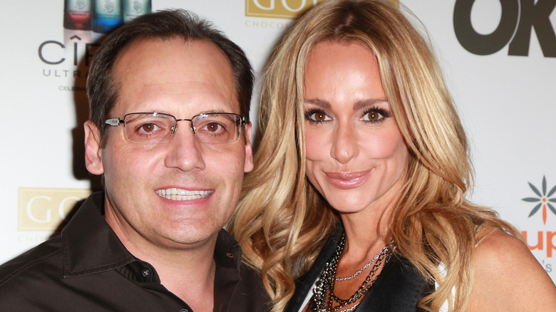 TV personalities Russell Armstrong (L) and Taylor Armstrong attend Ciroc Vodka, OK! Magazine & Step Up Women's Network Women of Music Celebration