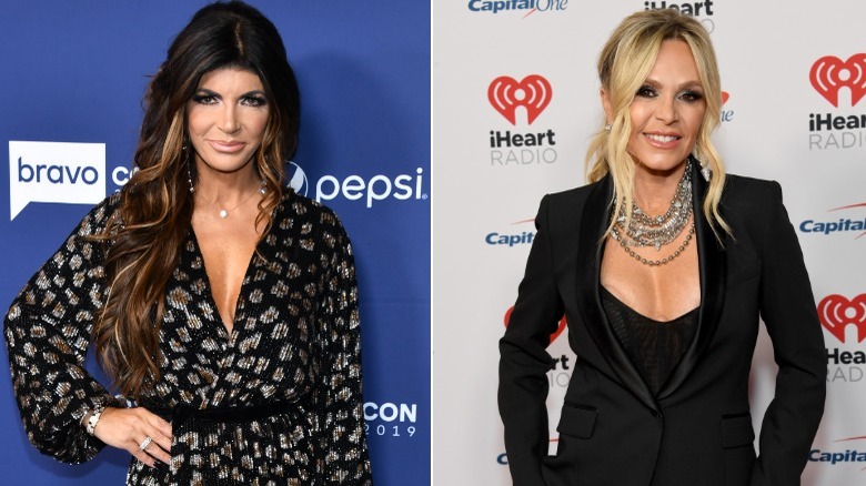 Teresa Giudice and Tamra Judge split image