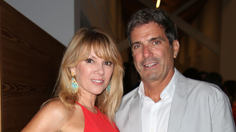 Ramona Singer and Mario Singer posing
