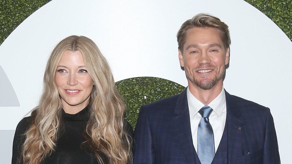 Sarah Roemer and Chad Michael Murray smiling