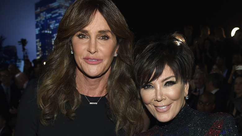 Caitlyn and Kris Jenner, both smiling