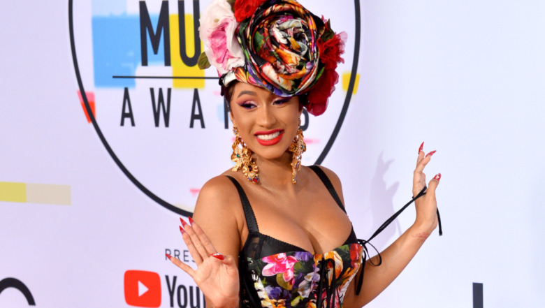 Cardi B smiling