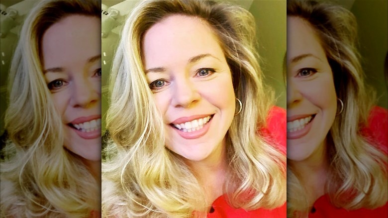 Genesis Moss Keefer smiling selfie