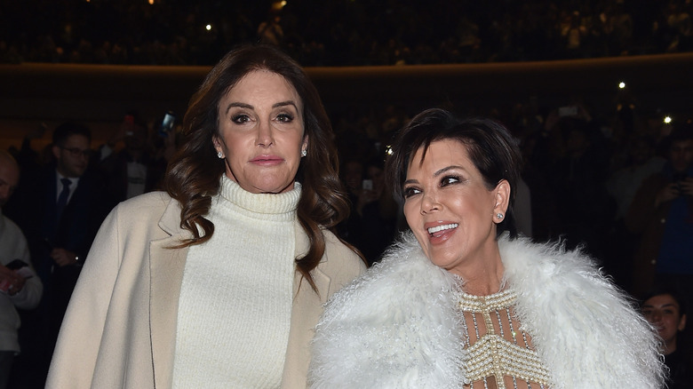 Kris Jenner and Caitlyn Jenner smiling