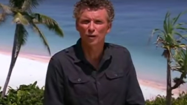 French Survivor host Denis Brogniart talking
