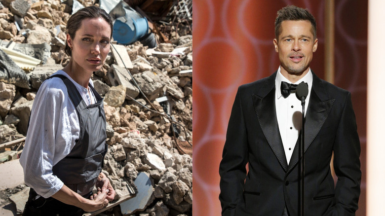 Angelina Jolie and Brad Pitt