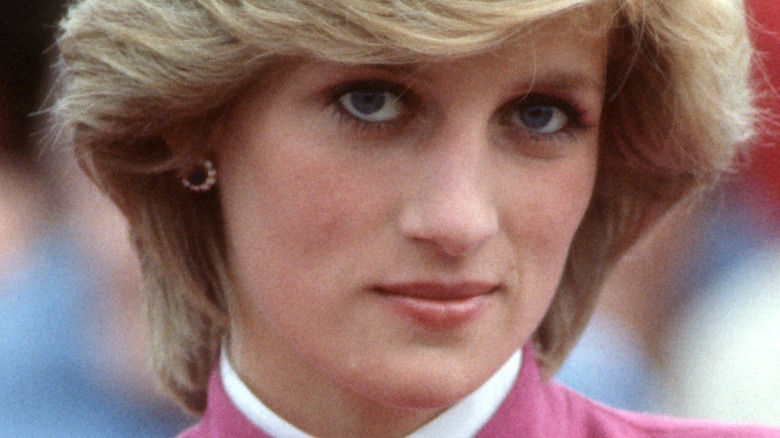 Princess Diana in pink dress