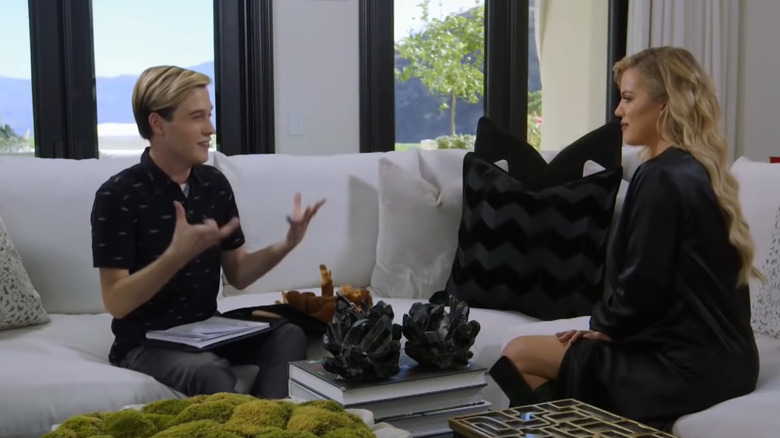 Tyler Henry and Khloe Kardashian screenshot