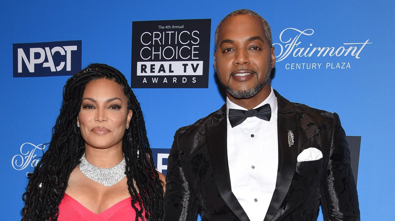 Egypt Sherrod and Mike Jackson at Critics Choice TV Awards