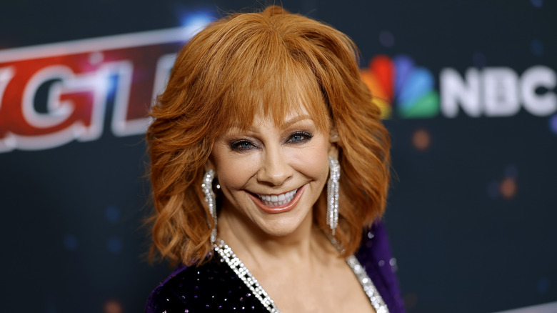 Reba McEntire smiles