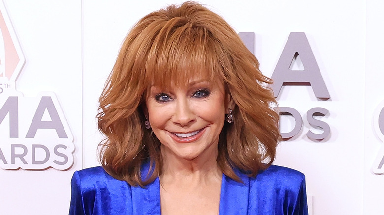 Reba McEntire smiling