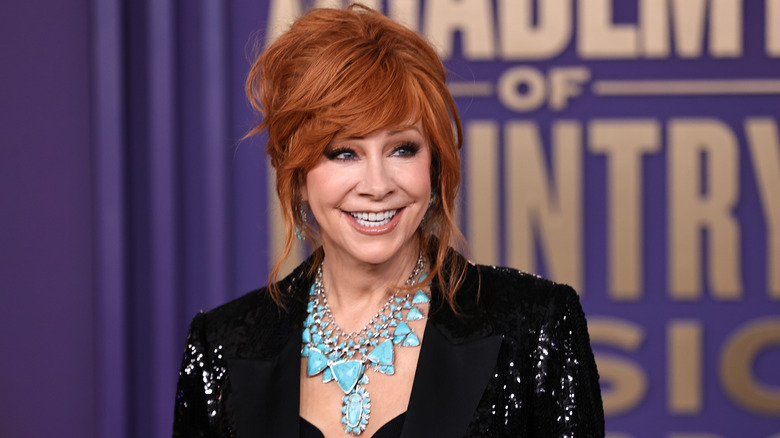 Reba McEntire smiling