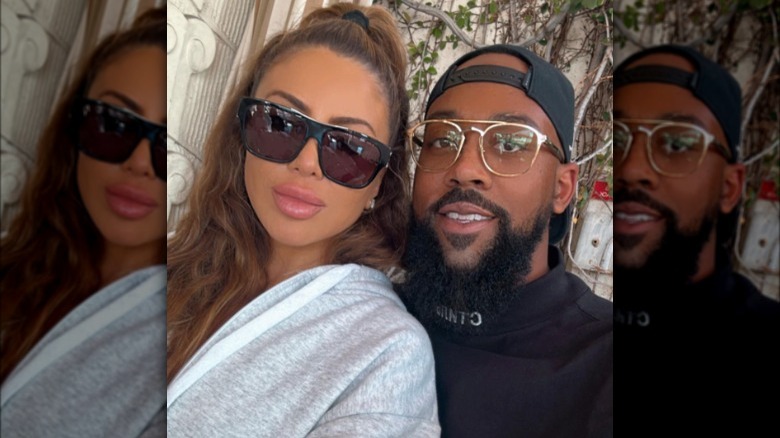 Larsa Pippen and Marcus Jordan take a selfie