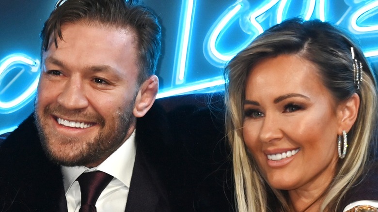 Conor McGregor and Dee Devlin attend the 