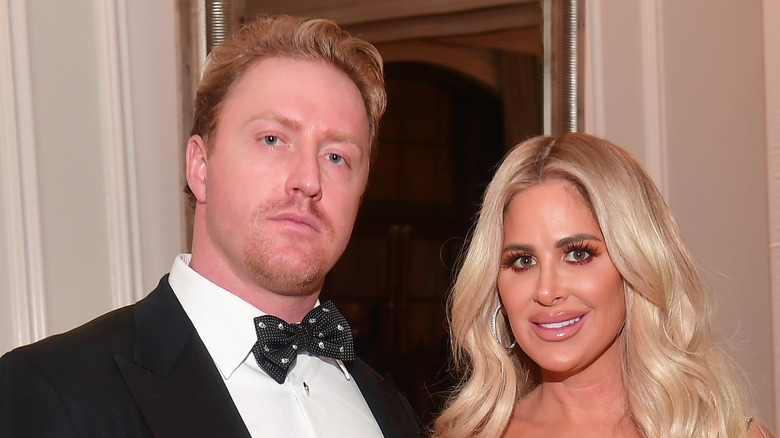 Kroy Biermann and Kim Zolciak at black tie event